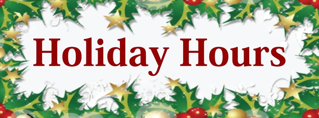 Holiday Hours